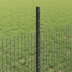 Recinzione in rete saldata con palo 100 x 0,5 m - Acciaio rivestito PVC grigio