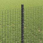 Recinzione in rete saldata con palo 100 x 0,8 m - Acciaio rivestito PVC grigio