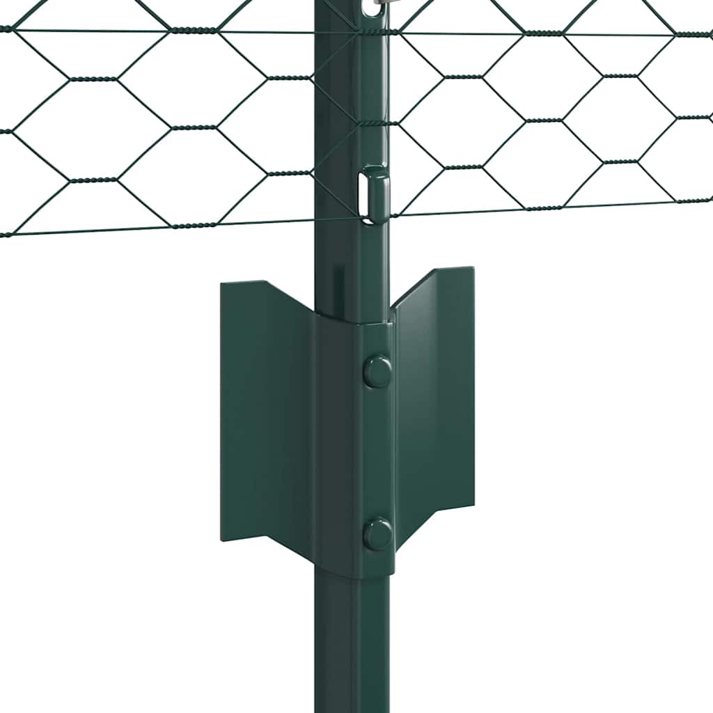 Recinzione in Rete Saldata 10 x 0,4 m - Acciaio Rivestito PVC Verde