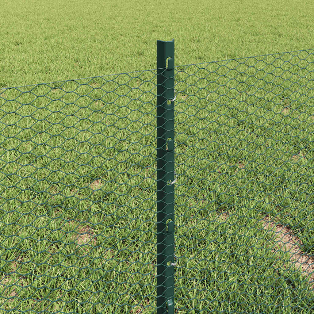 Recinzione in Rete Saldata 10 x 0,4 m - Acciaio Rivestito PVC Verde