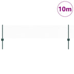 Recinzione in Rete Saldata Acciaio PVC Verde 10 x 0,4 m