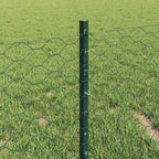 Recinzione in Rete Saldata Acciaio PVC Verde 10 x 0,4 m