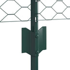Recinzione in Rete Saldata 10 x 0,5 m - Acciaio Rivestito PVC Verde