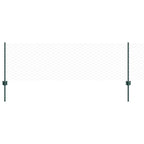 Recinzione in Rete Saldato Acciaio PVC Verde 10 x 0,6 m