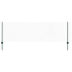 Recinzione in Rete Saldato Acciaio PVC 10 x 0,8 m Verde