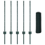 Recinzione in Rete Saldato Acciaio PVC 10 x 0,8 m Verde