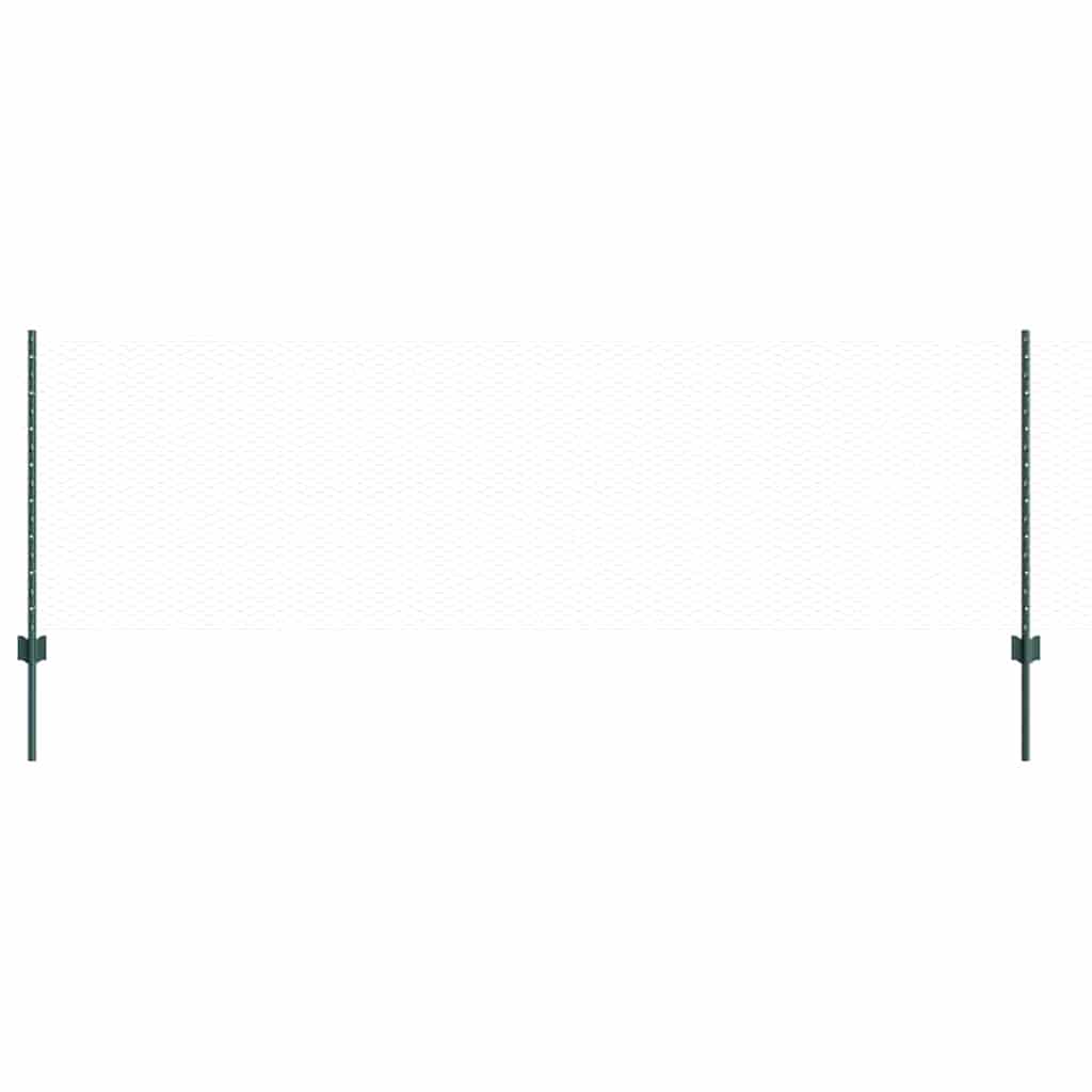 Recinzione in Rete Saldato 10 x 0,8 m - Acciaio Rivestito PVC Verde