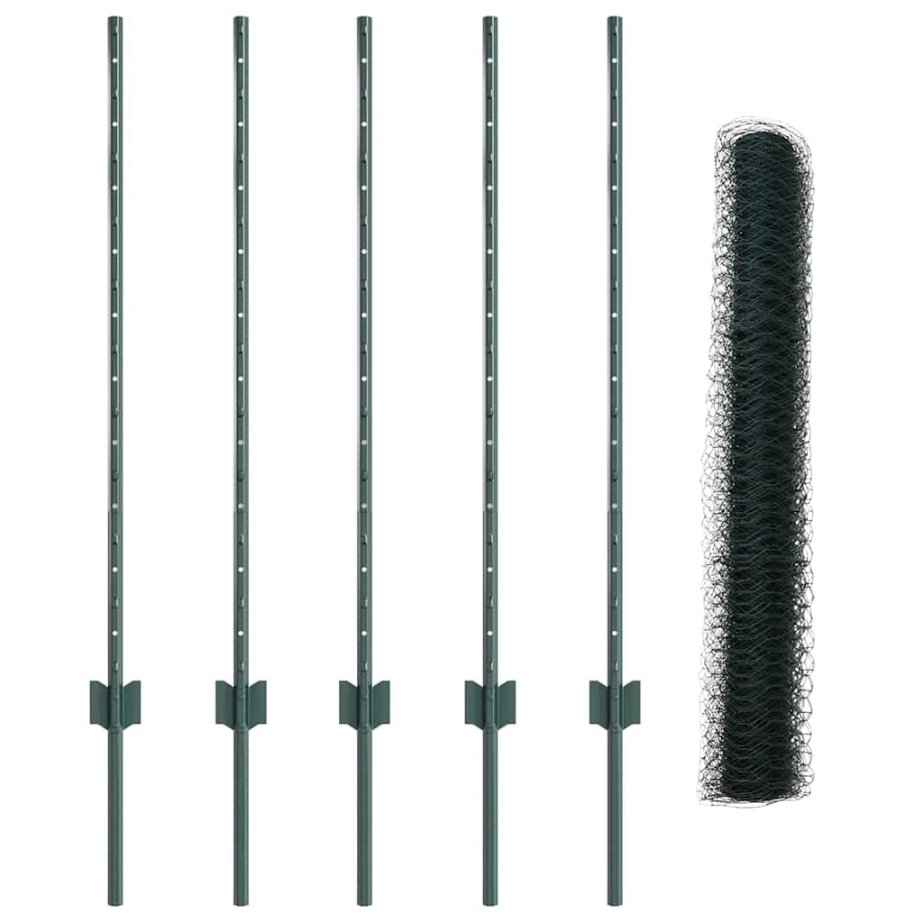 Recinzione in Rete Saldato Acciaio PVC 10 x 1 m
