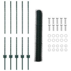 Recinzione in Rete Saldato Acciaio PVC 10 x 1 m