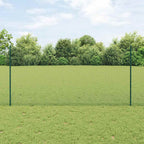 Recinzione in Rete Saldata Acciaio PVC Verde 10 x 1,2 m