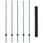 Recinzione in Rete Saldata 10 x 1,4 m - Acciaio Rivestito PVC Verde