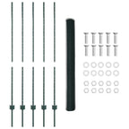 Recinzione in Rete Saldata 10 x 1,4 m - Acciaio Rivestito PVC Verde