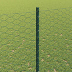 Recinzione in Rete Saldata Acciaio PVC 10 x 1,4 m Verde