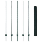 Recinzione in Rete Saldato 10 x 1,5 m - Acciaio Rivestito PVC Verde