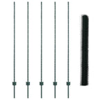 Recinzione in Rete Saldato Acciaio PVC 10 x 1,5 m Verde