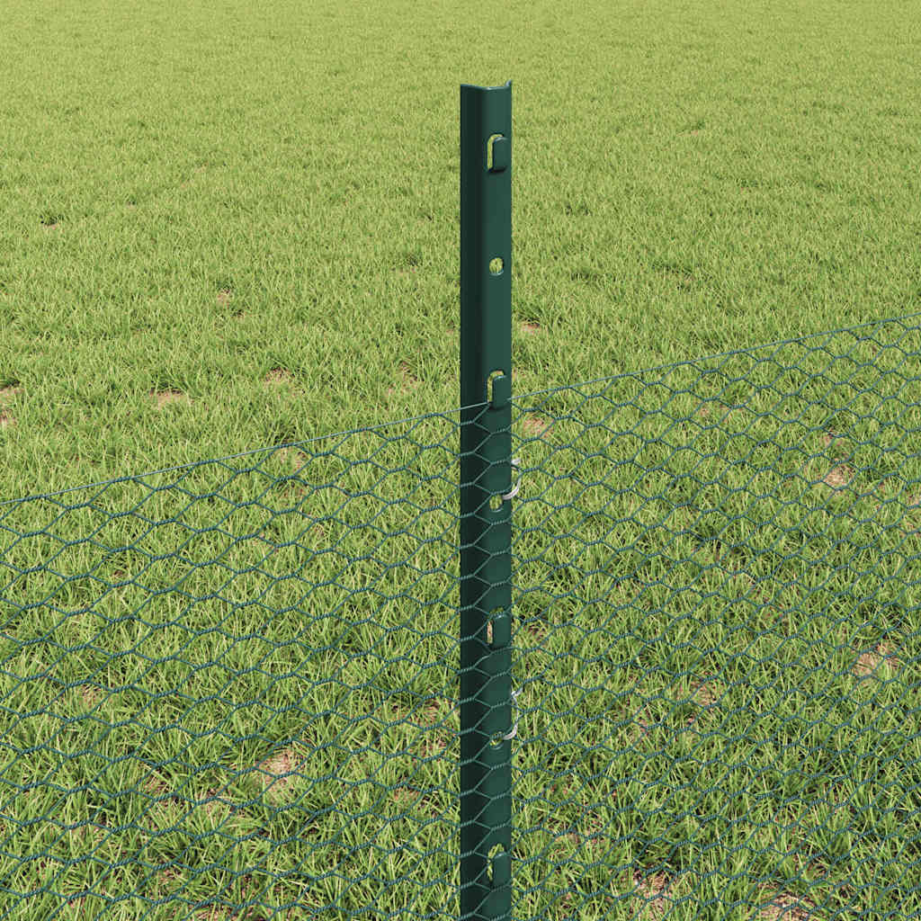 Recinzione in Rete Saldato 25 x 0,5 m - Acciaio Rivestito PVC Verde