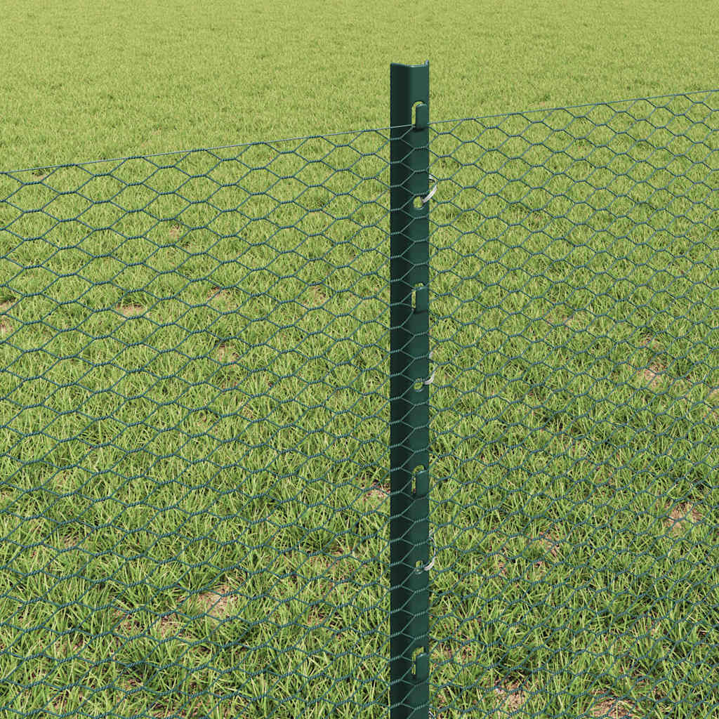 Recinzione in Rete Saldata Acciaio PVC 25 x 0,6 m