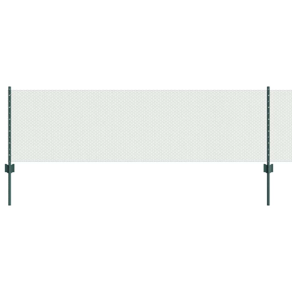 Recinzione in Rete Saldata Acciaio PVC 25 x 0,6 m