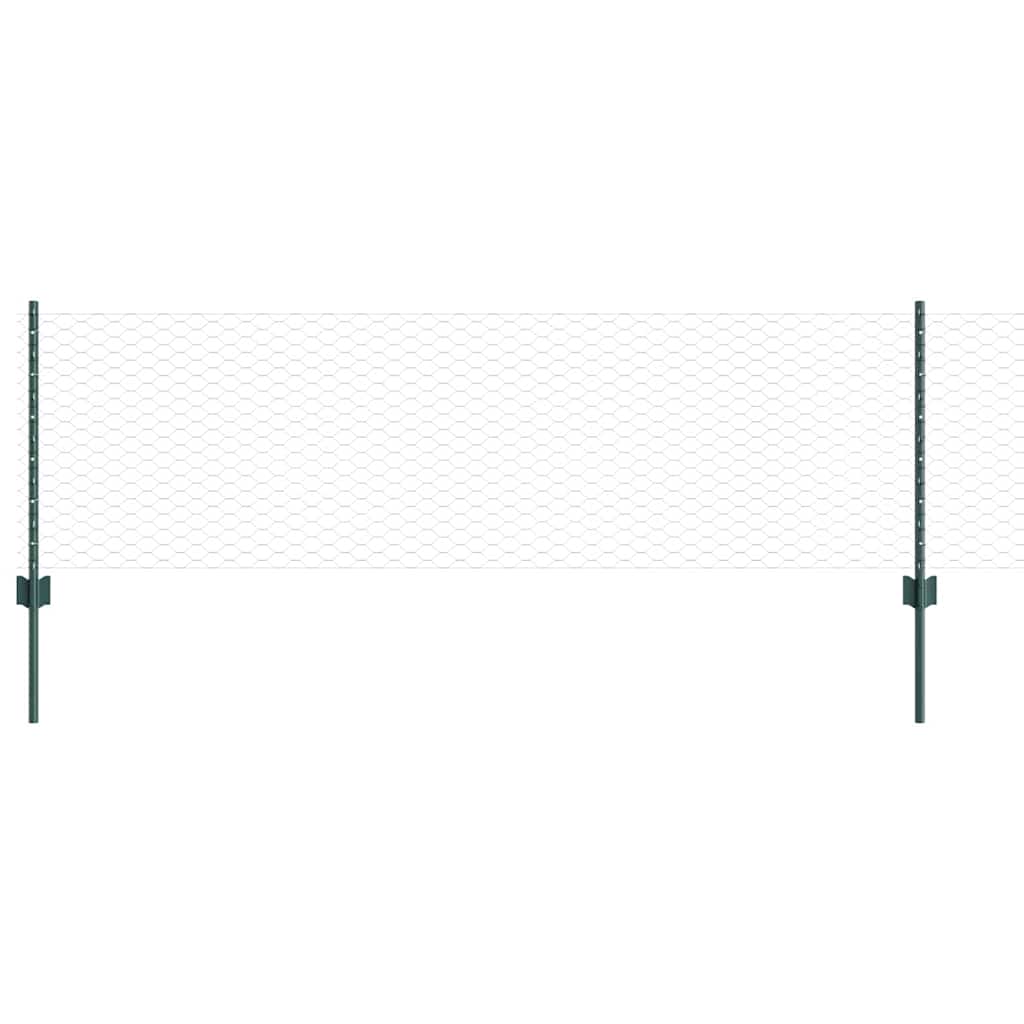 Recinzione in Rete Saldata Acciaio PVC 25 x 0,6 m