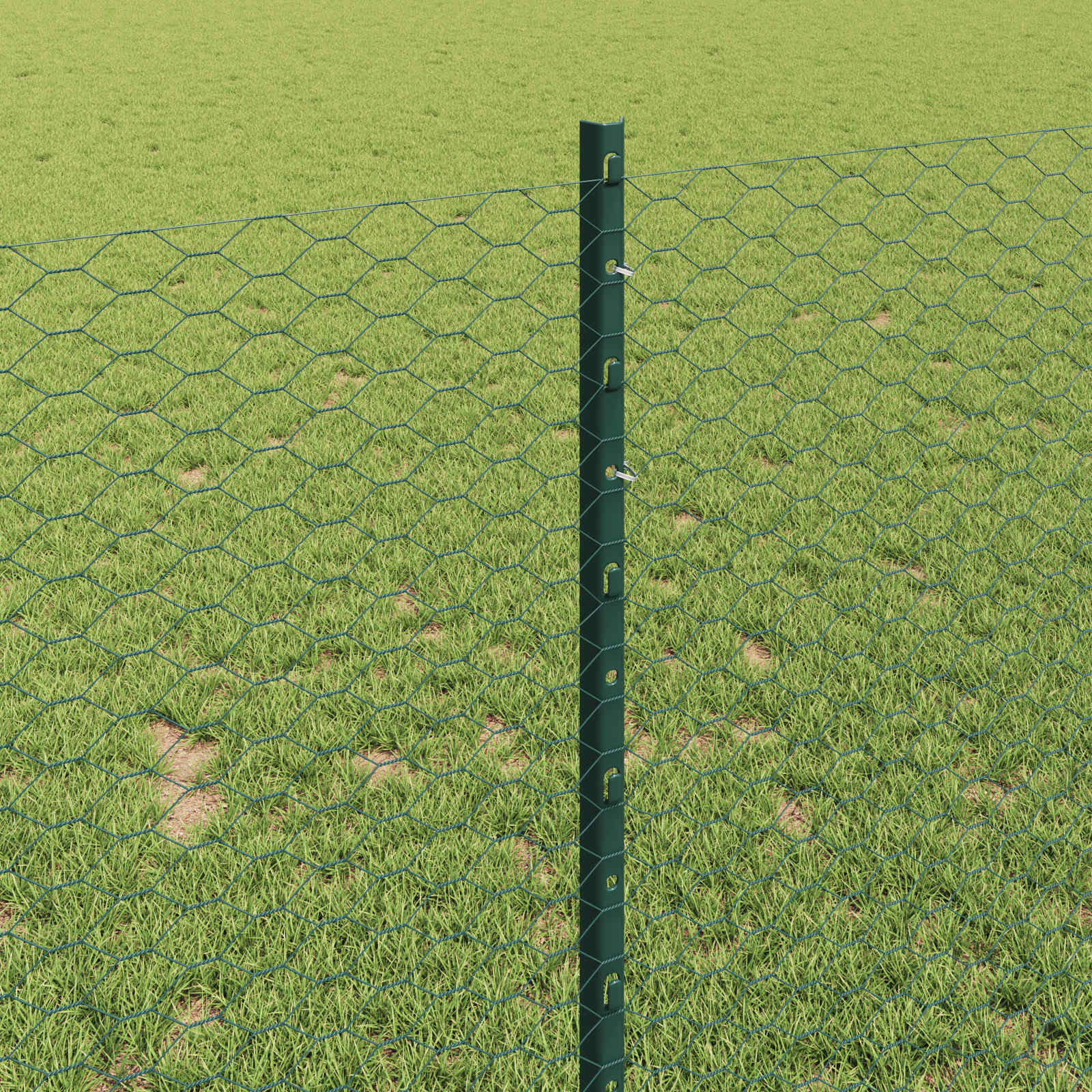 Recinzione in Rete Saldato Acciaio PVC 25 x 1 m