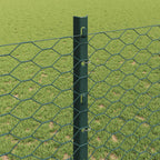 Recinzione in Rete Saldato Acciaio PVC 25 x 1,2 m Verde