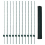 Recinzione in Rete Saldato Acciaio PVC 25 x 1,2 m Verde
