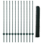 Recinzione in Rete Saldato Acciaio PVC 25 x 1,2 m Verde
