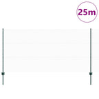 Recinzione in Rete Saldato Acciaio PVC 25 x 1,2 m Verde