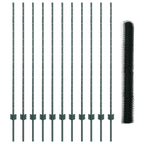 Recinzione in Rete Saldato Acciaio PVC 25 x 1,4 m Verde