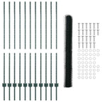 Recinzione in Rete Saldato Acciaio PVC 25 x 1,4 m Verde