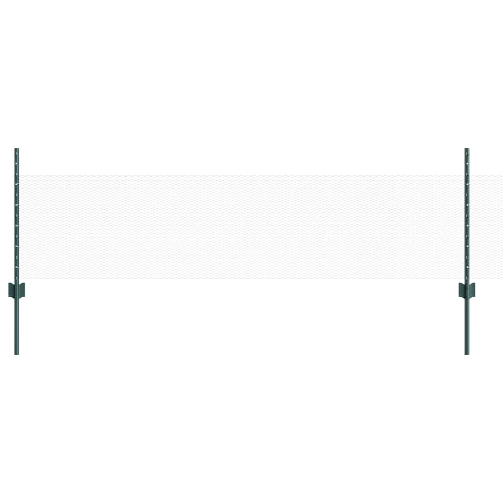 Recinzione in Rete Saldato Acciaio PVC Verde 50 x 0,5 m