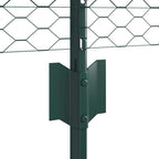 Recinzione in Rete Saldata 50 x 0,6 m - Acciaio Rivestito PVC Verde