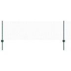 Recinzione in Rete Saldata Acciaio PVC Verde 50 x 0,6 m
