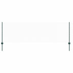Recinzione in Rete Saldata Acciaio PVC 50 x 0,8 m Verde