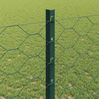 Recinzione in Rete Saldato Acciaio PVC Verde 50 x 1,2 m