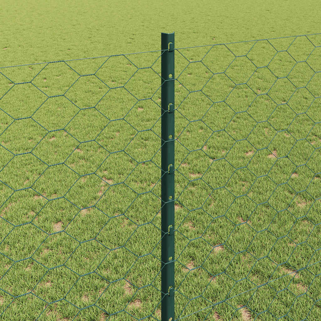 Recinzione in Rete Saldata 50 x 1,4 m - Acciaio Rivestito PVC Verde