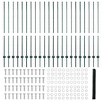 Recinzione in Rete Saldata 50 x 1,4 m - Acciaio Rivestito PVC Verde