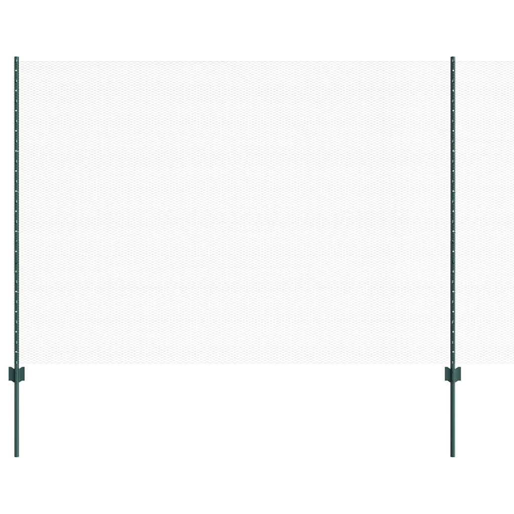 Recinzione in Rete Saldato Acciaio PVC Verde 50 x 1,5 m