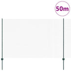 Recinzione in Rete Saldato Acciaio PVC Verde 50 x 1,5 m
