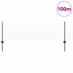 Recinzione in Rete Saldata Acciaio PVC 100 x 0,5 m Verde