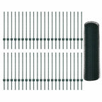 Recinzione in Rete Saldata Acciaio PVC Verde 100 x 0,8 m