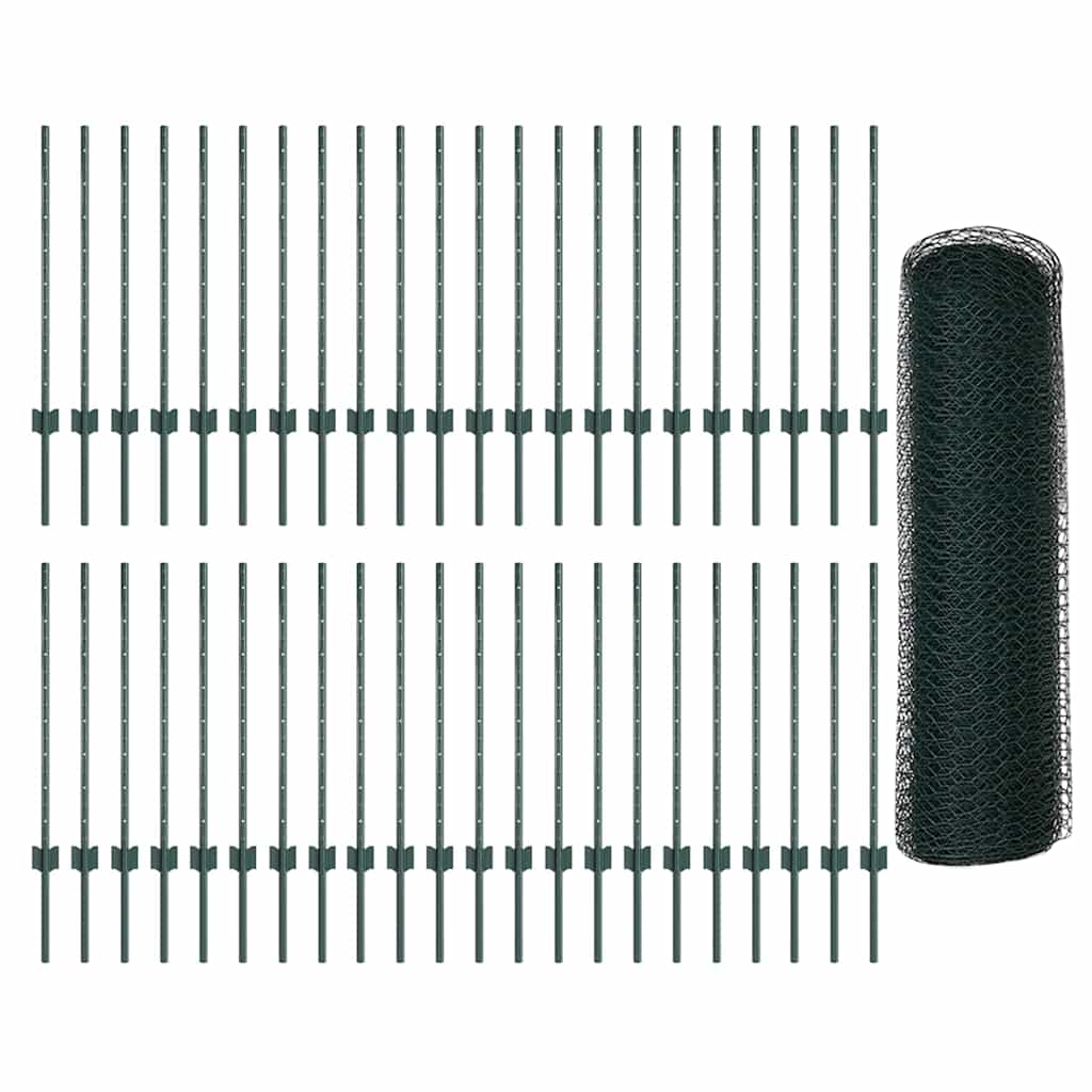 Recinzione in Rete Saldata Acciaio PVC 100 x 0,8 m