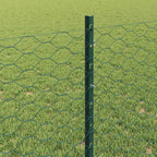 Recinzione in Rete Saldata Acciaio PVC Verde 100 x 0,8 m