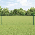 Recinzione in Rete Saldata Acciaio PVC Verde 100 x 0,8 m