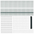 Recinzione in Rete Saldata 100 x 1 m - Acciaio Rivestito PVC Verde