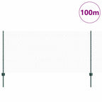 Recinzione in Rete Saldata Acciaio PVC Verde 100 x 1 m