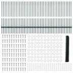Recinzione in Rete Saldata Acciaio PVC Verde 100 x 1 m