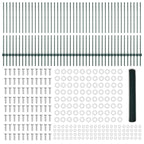 Recinzione in Rete Saldato Acciaio PVC 100 x 1,2 m