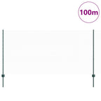 Recinzione in Rete Saldato Acciaio PVC 100 x 1,2 m Verde