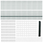 Recinzione in Rete Saldato Acciaio PVC Verde 100 x 1,2 m